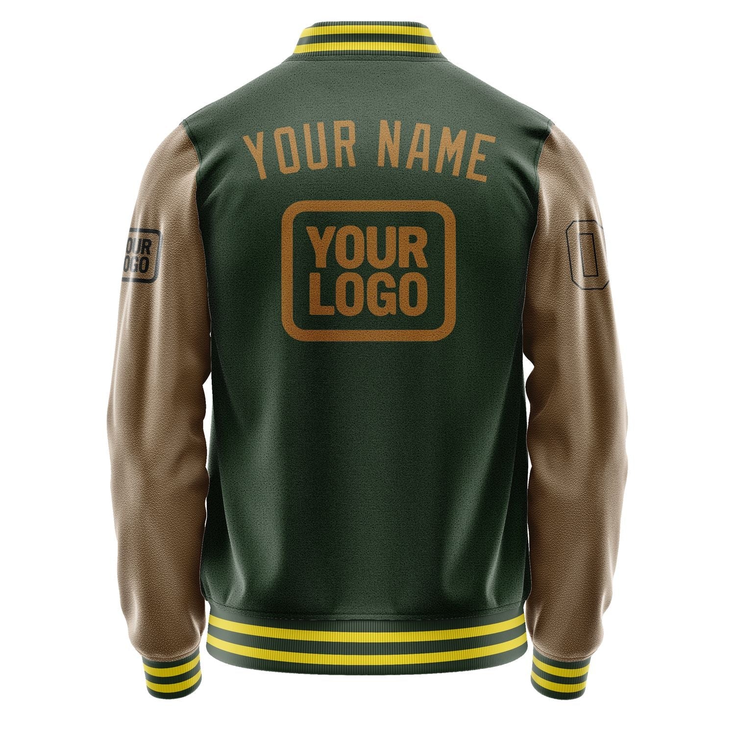 Custom Dark Green Khaki Jacket JA060622062617222217