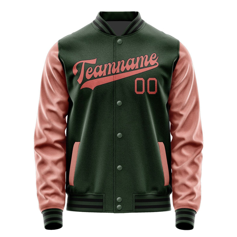 Custom Dark Green Copper Rose Jacket JA0606290617B31729