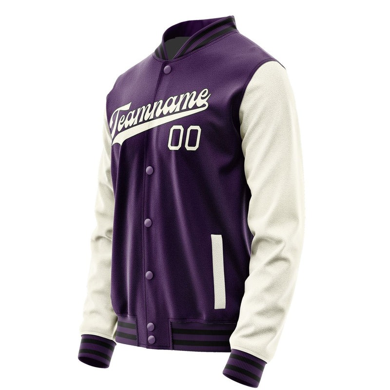 Custom Purple Cream Jacket JA0707030717B31703