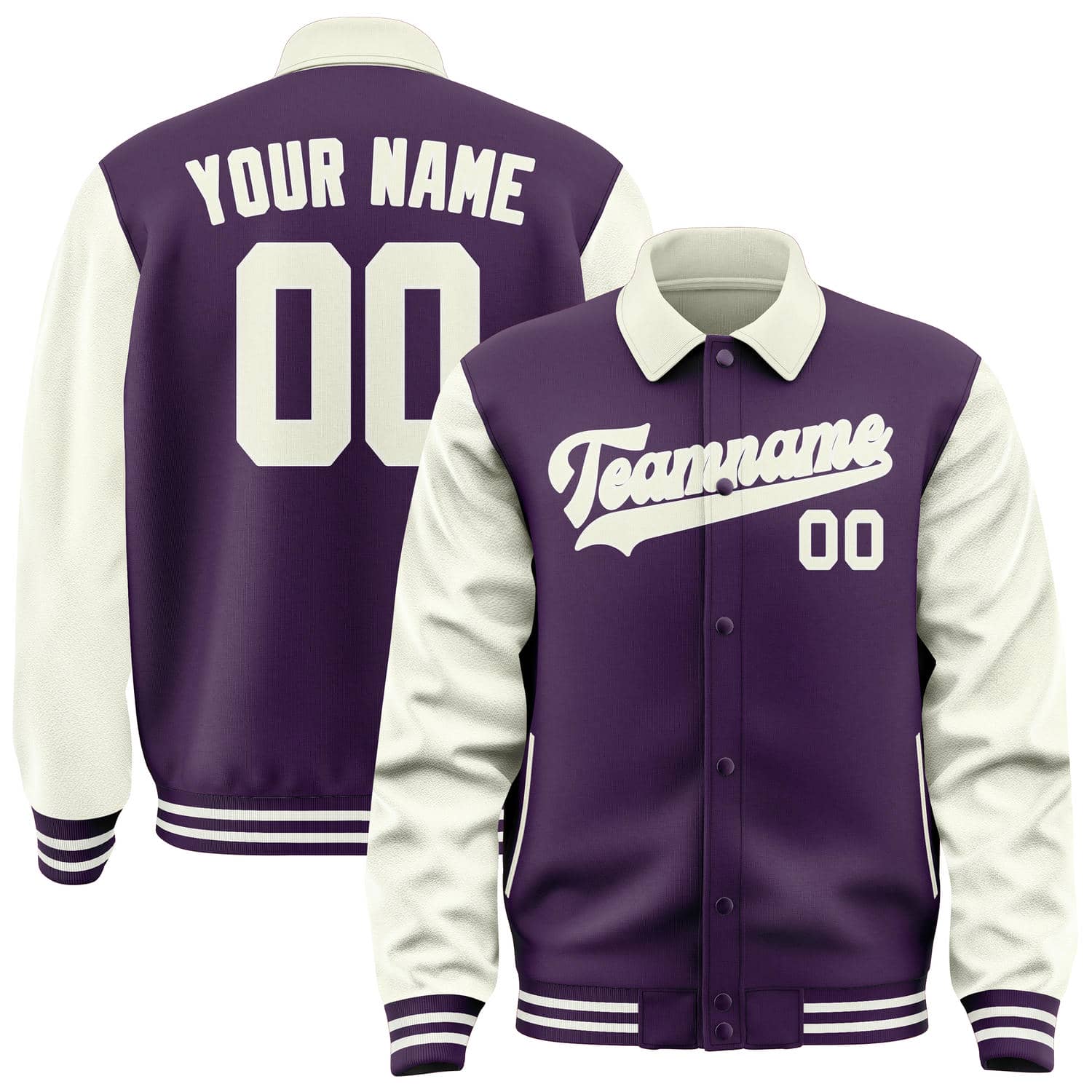 Custom Purple Cream Jacket
