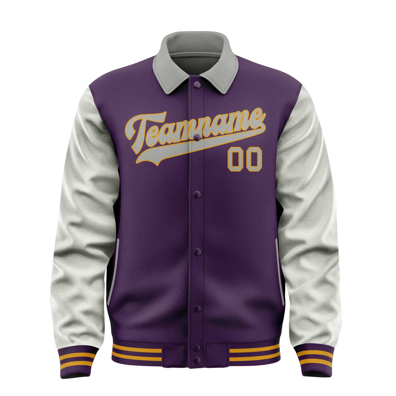 Custom Purple Gray Jacket
