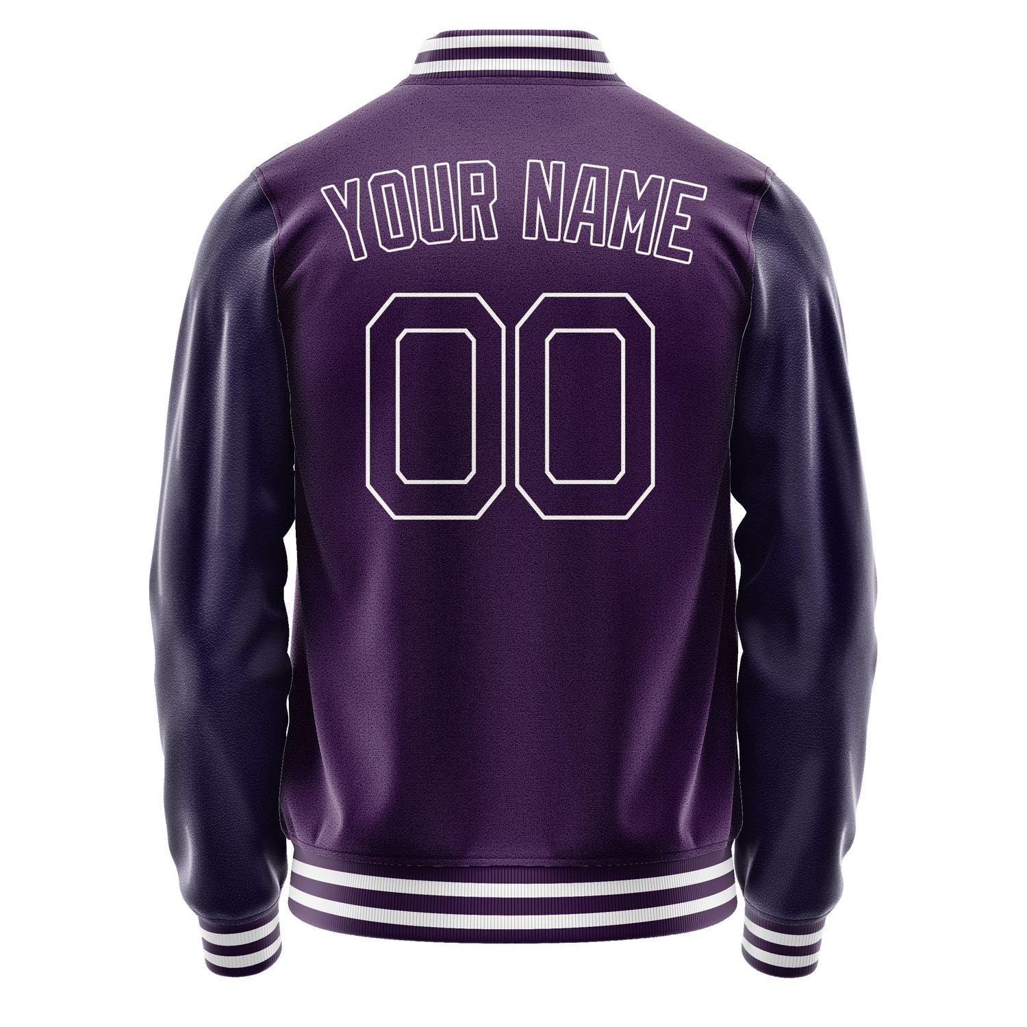 Custom Purple Dark Green Jacket JA0707060719B21906