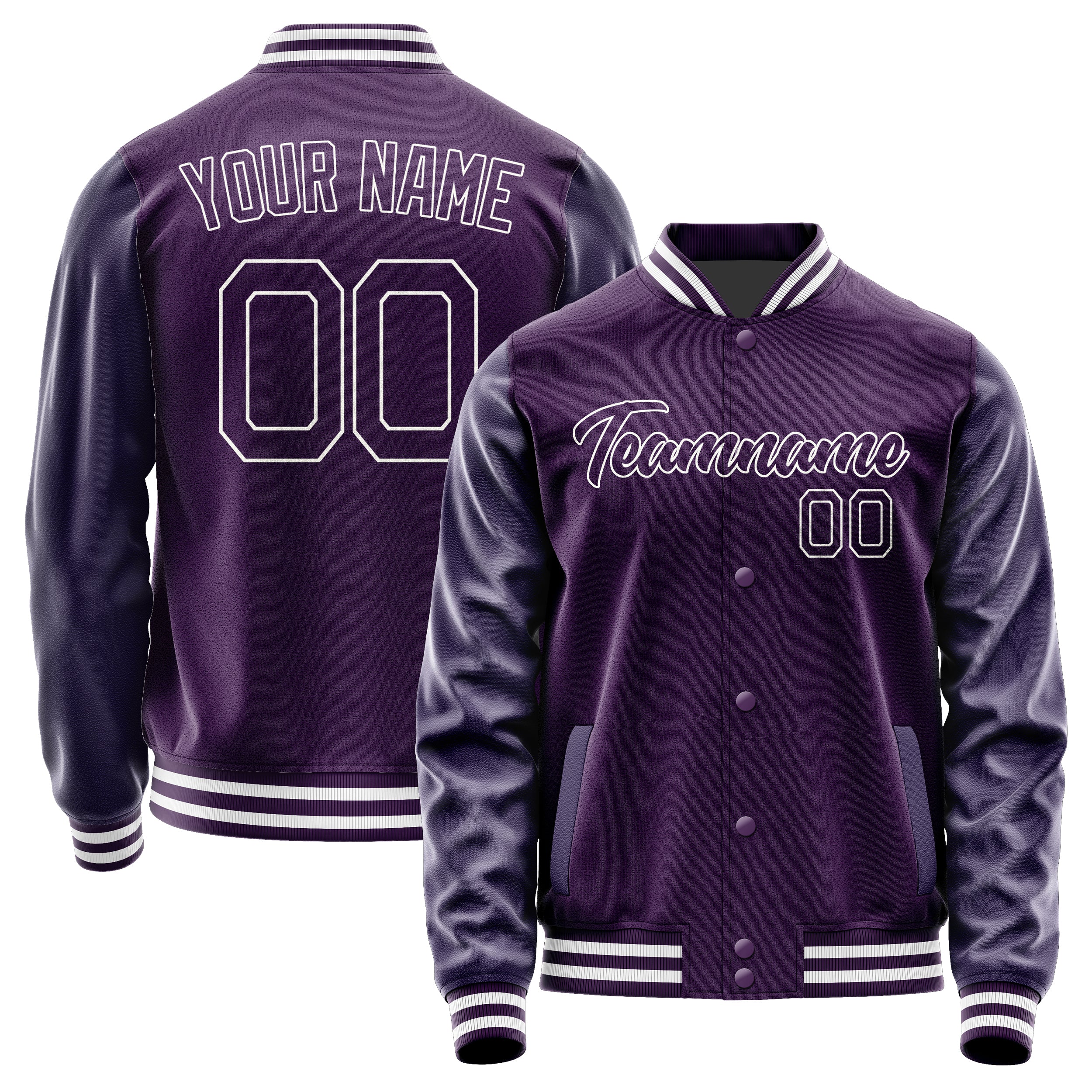 Custom Purple Purple Jacket JA0707070718B21807