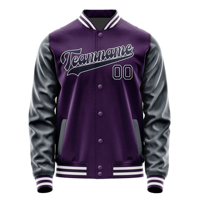 Custom Purple Navy Jacket JA0707110718B31811