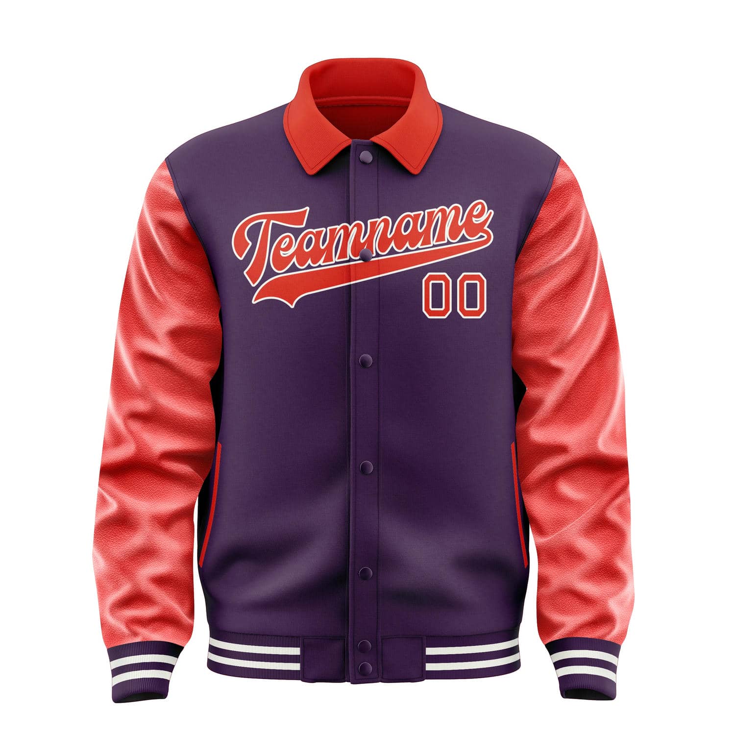 Custom Purple Orange Red Jacket