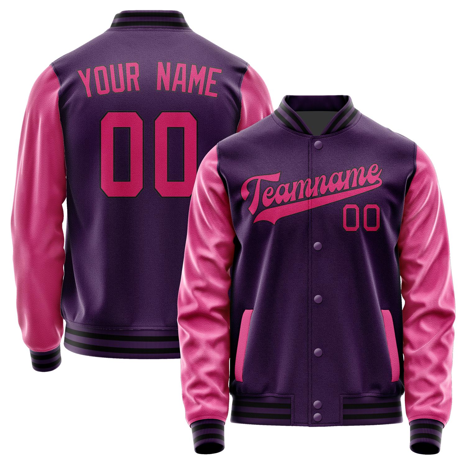 Custom Purple Pink Jacket JA0707130717B31713