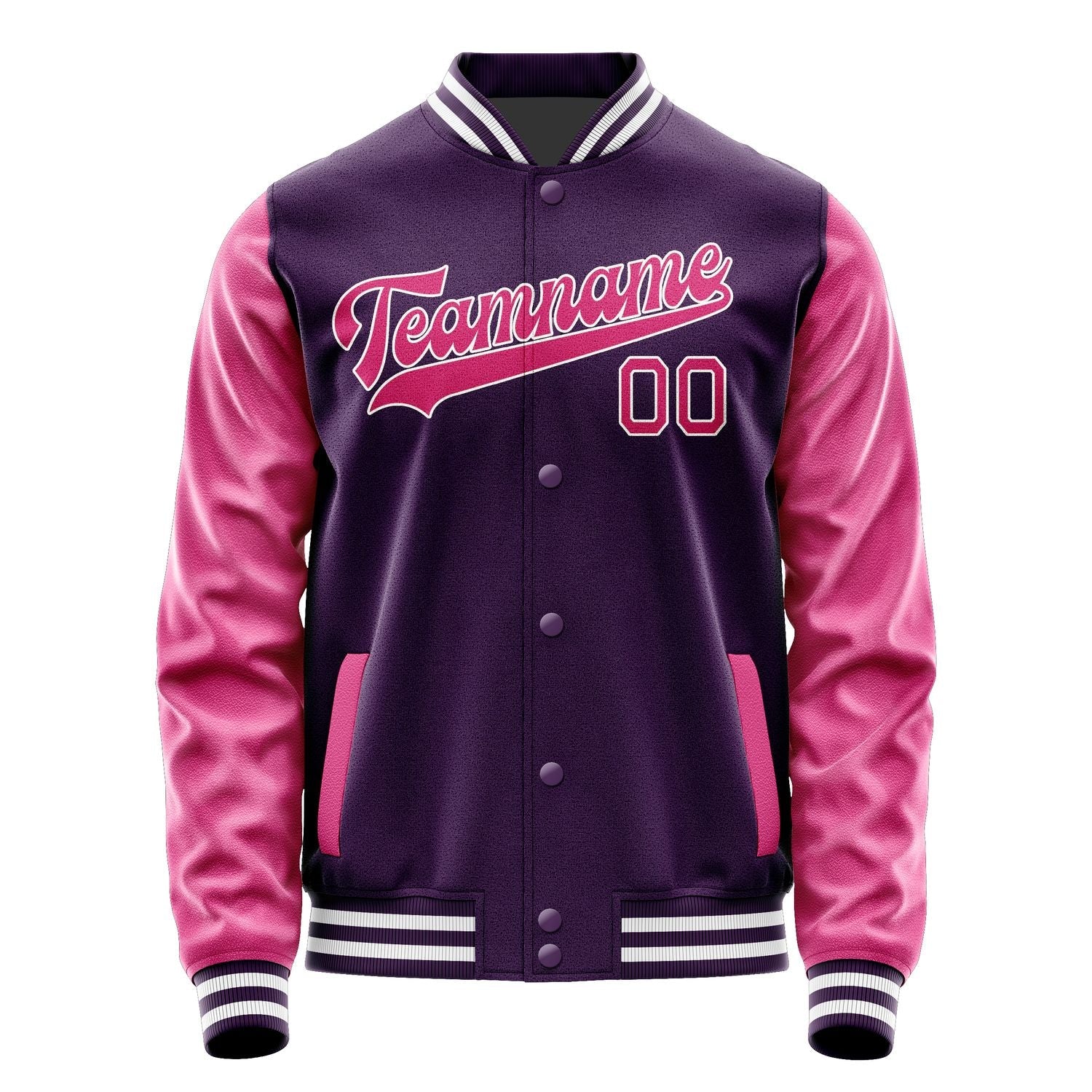 Custom Purple Pink Jacket JA0707130718B31813
