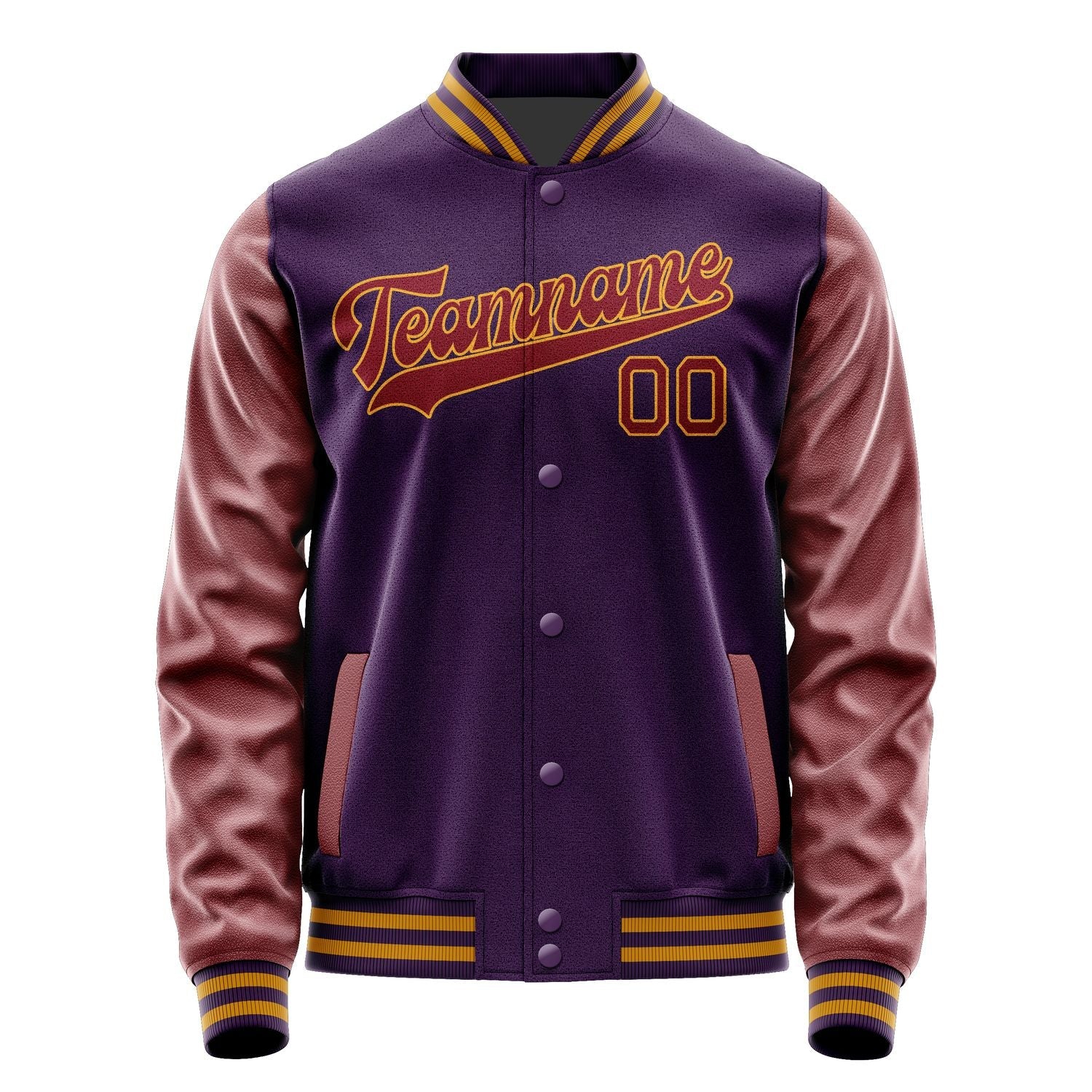 Custom Purple Crimson Red Jacket JA0707150719B31915