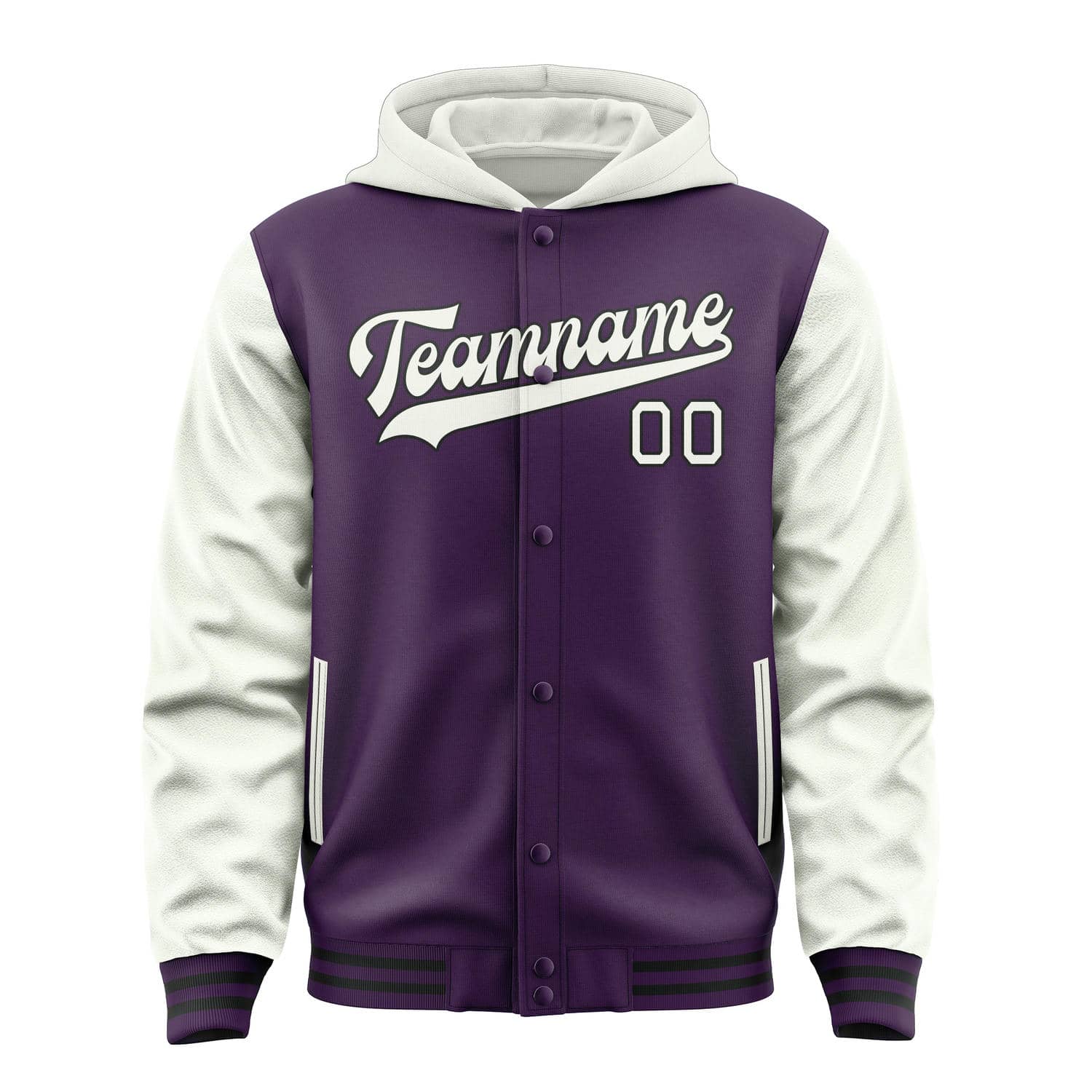 Custom Purple White Jacket