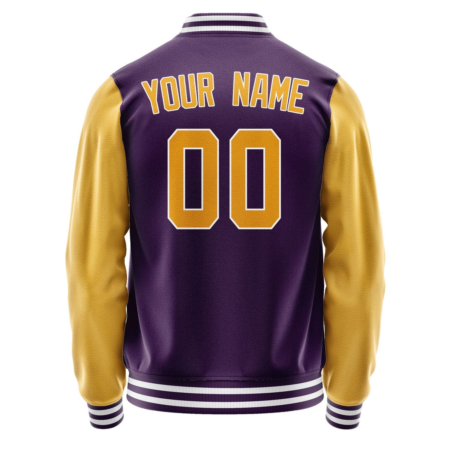 Custom Purple Yellow Jacket JA0707190718B31819