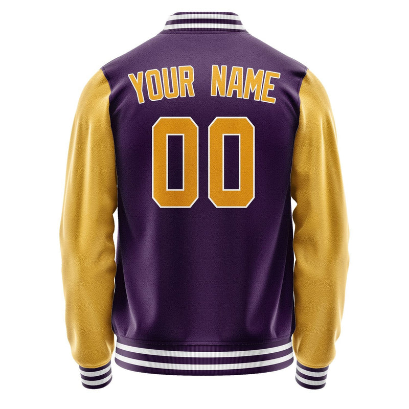 Custom Purple Yellow Jacket JA0707190718B31819