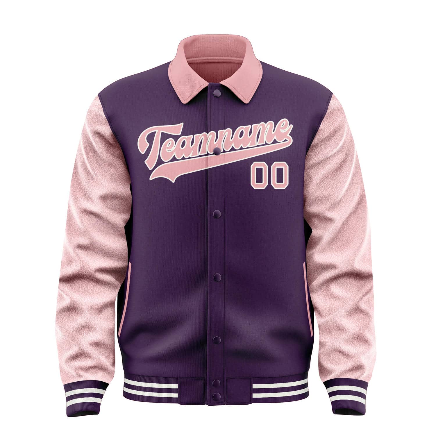 Custom Purple Light Pink Jacket