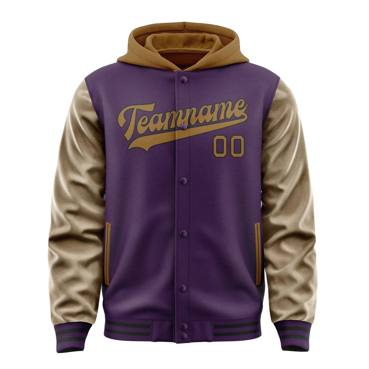 Custom Purple Khaki Jacket