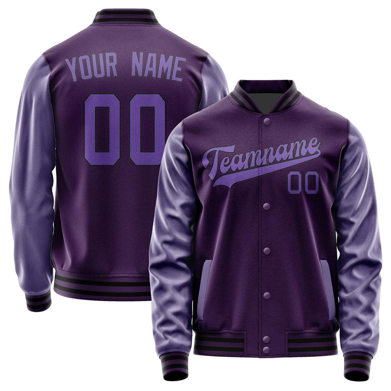 Custom Purple Light Purple Jacket JA0707230717B31723