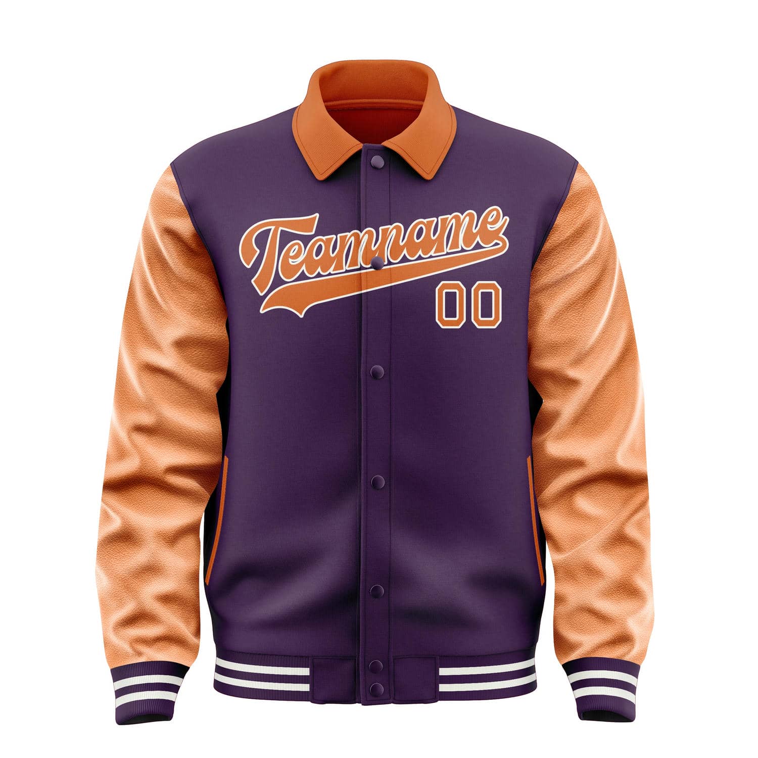 Custom Purple Orange Jacket