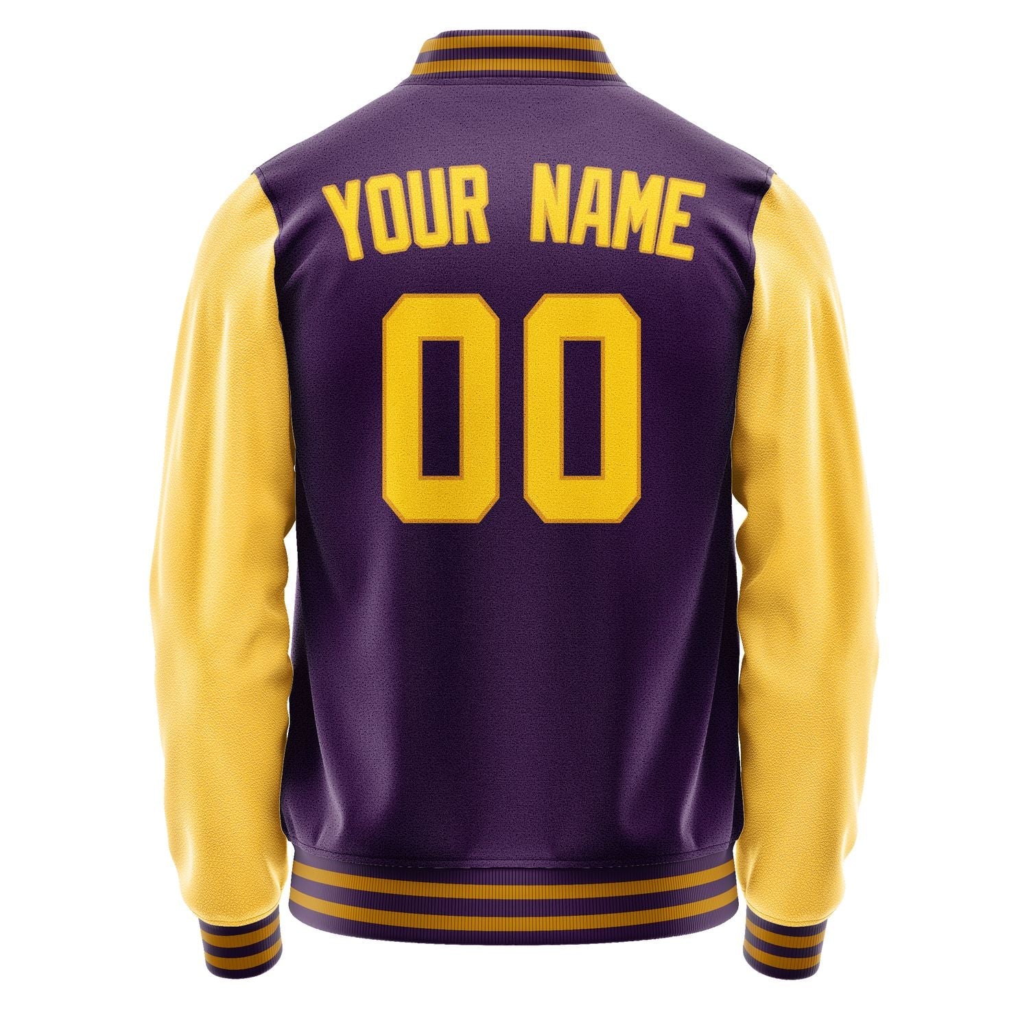 Custom Purple Gold Jacket JA0707300719B31930