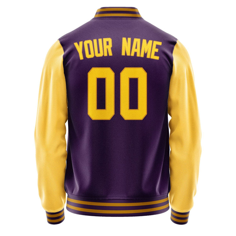 Custom Purple Gold Jacket JA0707300719B31930