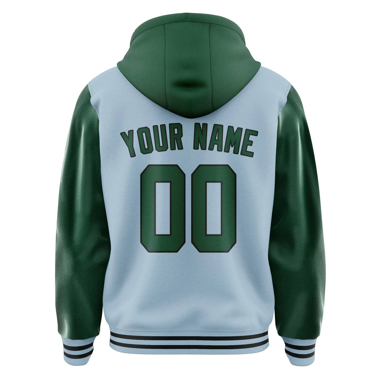 Custom Light Blue Green Jacket