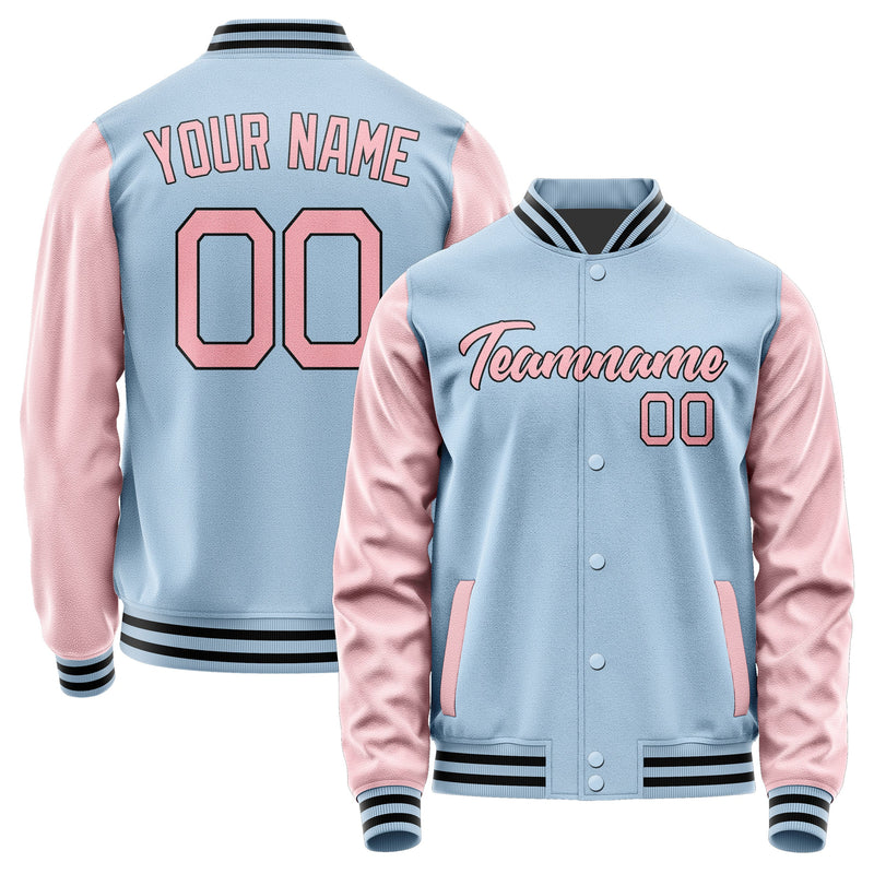 Custom Light Blue Light Pink Jacket JA0808210817B21721