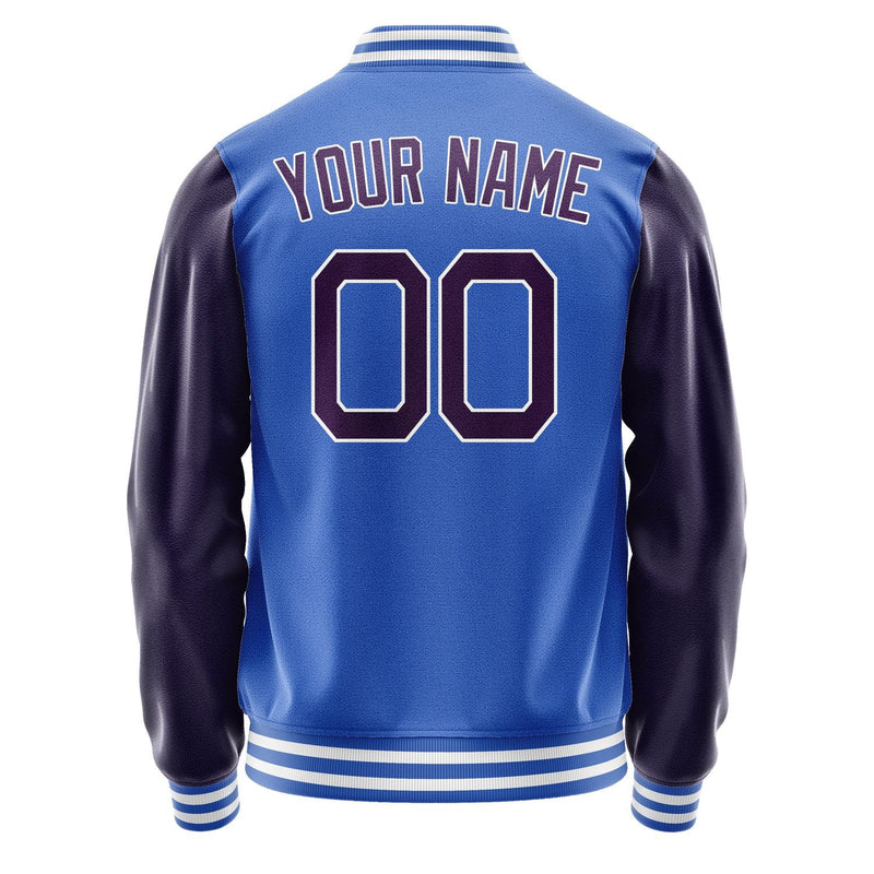 Custom Sky Blue Purple Jacket JA0909070918B21807