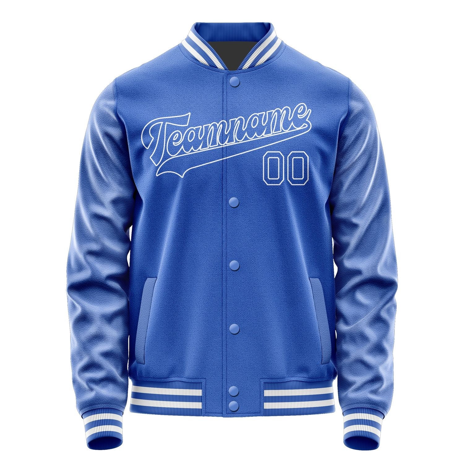 Custom Sky Blue Sky Blue Jacket JA0909090918B31809