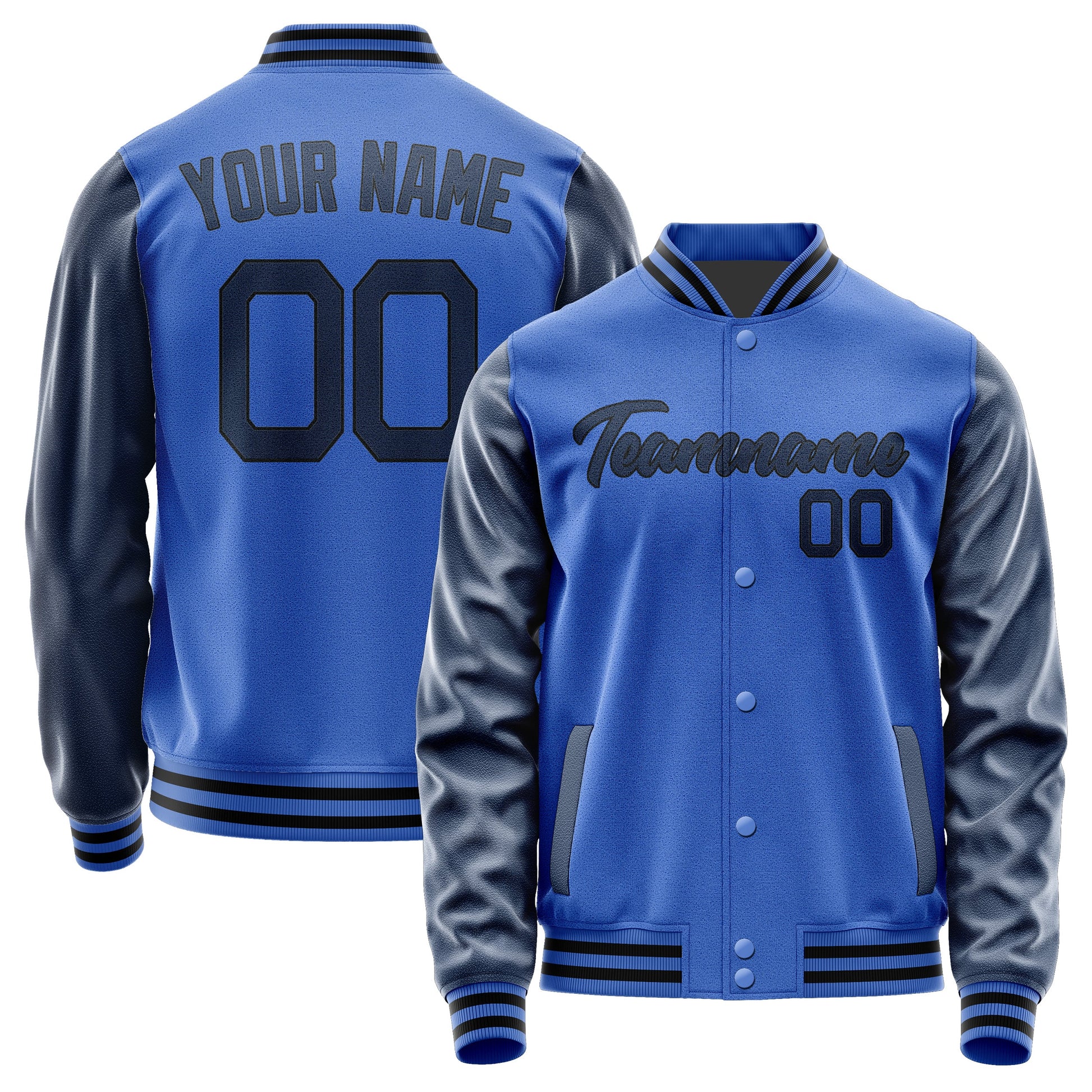 Custom Sky Blue Blue Jacket JA0909100917B21710