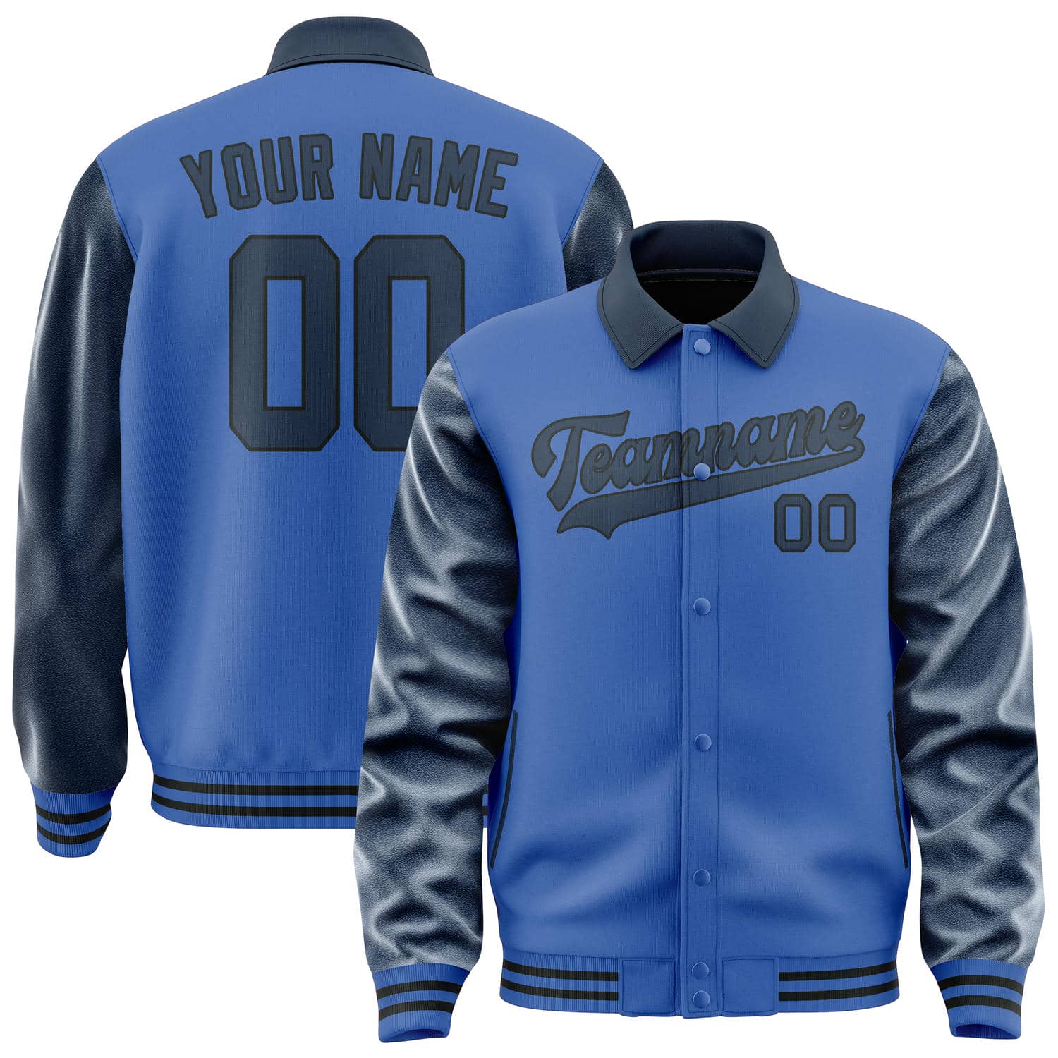 Custom Sky Blue Blue Jacket
