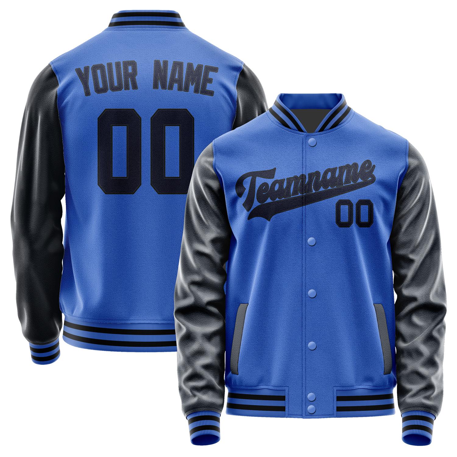 Custom Sky Blue Navy Jacket JA0909110917B31711