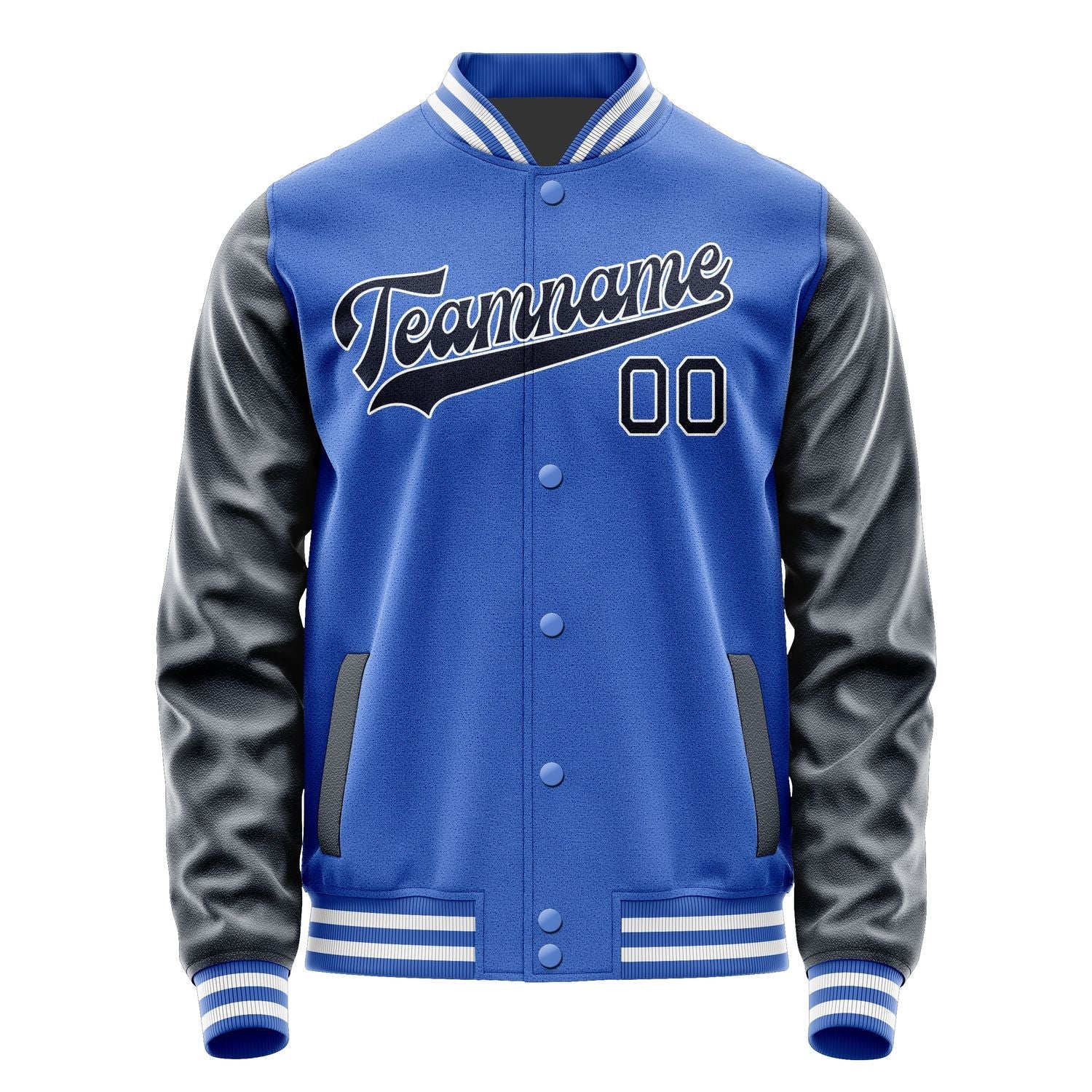 Custom Sky Blue Navy Jacket JA0909110918B31811