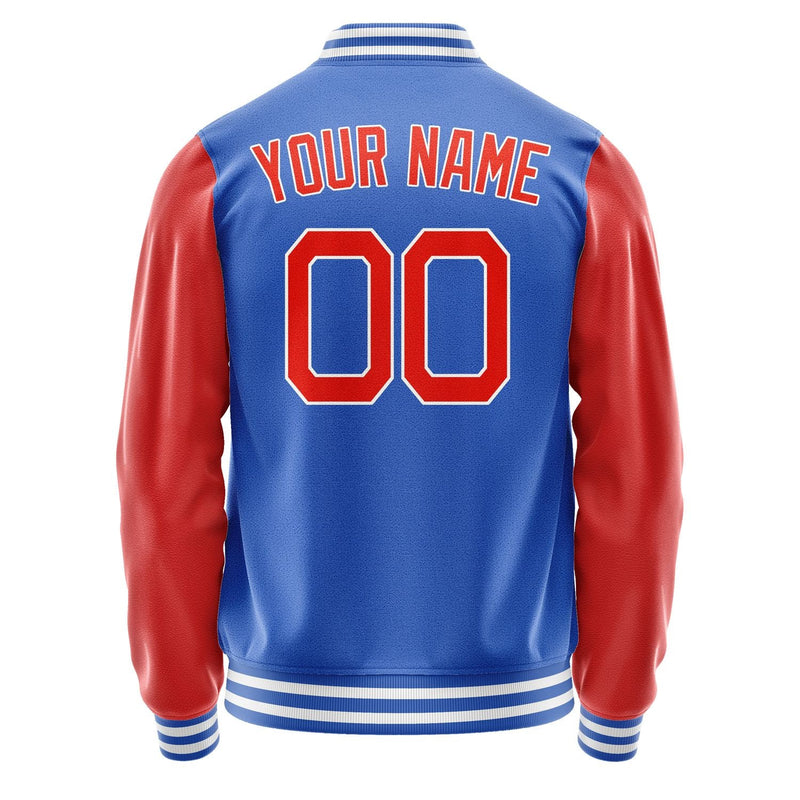 Custom Sky Blue Orange Red Jacket JA0909120917B21712