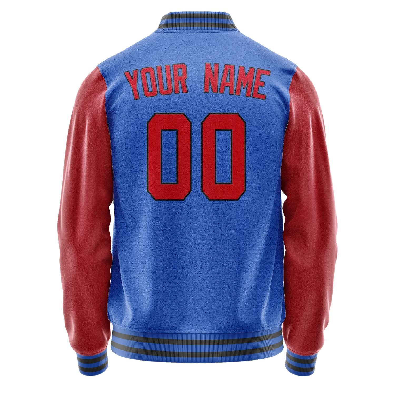 Custom Sky Blue Red Jacket JA0909140920B31714