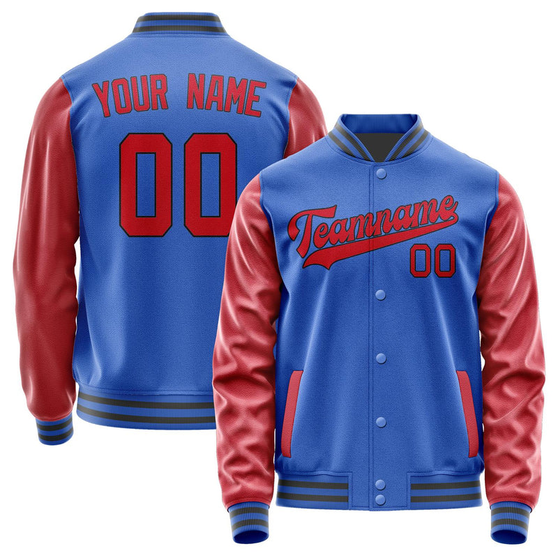 Custom Sky Blue Red Jacket JA0909140920B31714