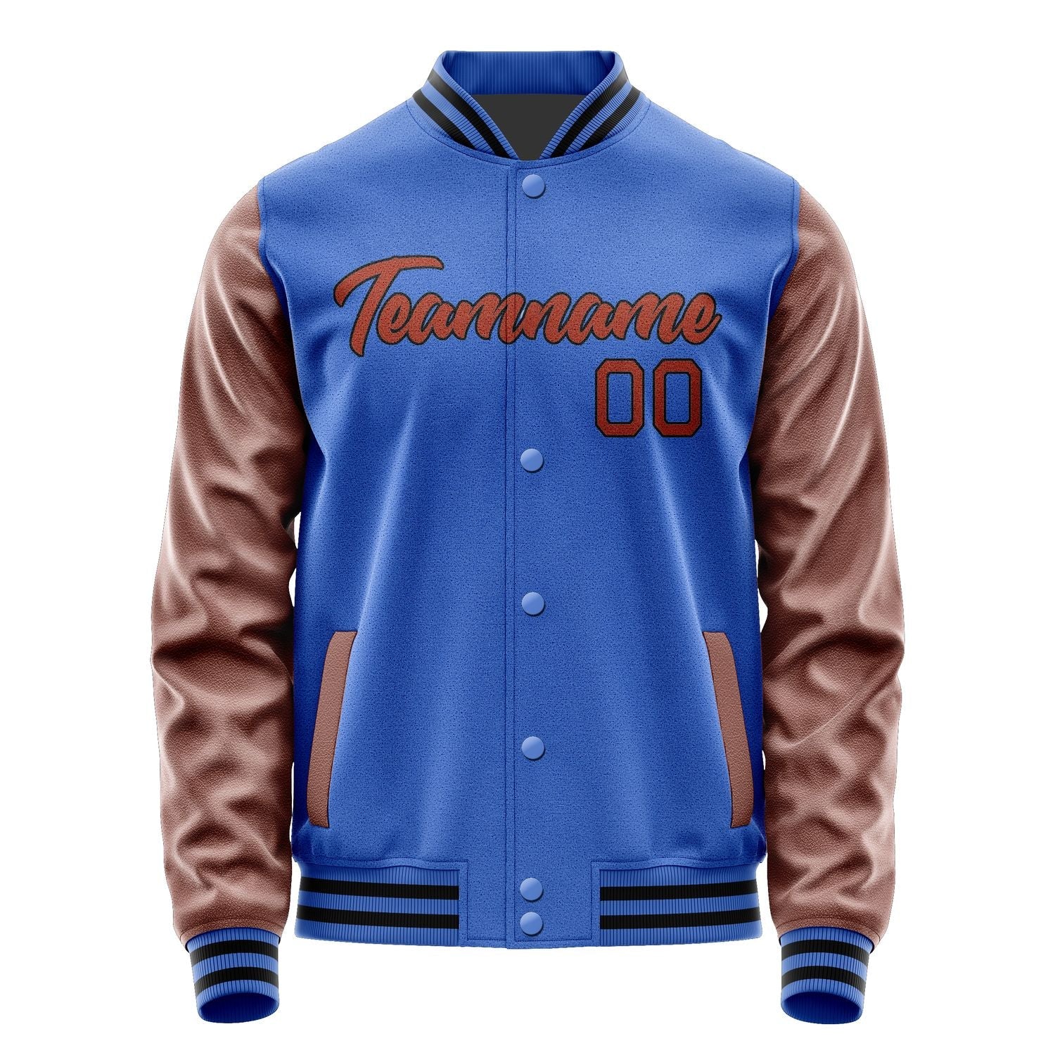 Custom Sky Blue Crimson Red Jacket JA0909150920B21715