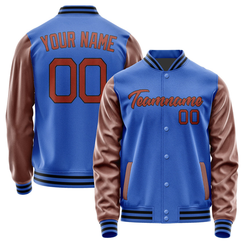 Custom Sky Blue Coral Red Jacket JA0909160917B21716