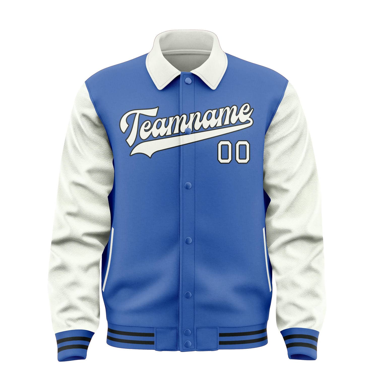 Custom Sky Blue White Jacket