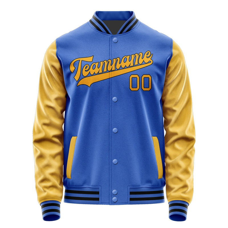 Custom Sky Blue Yellow Jacket JA0909190917B31719
