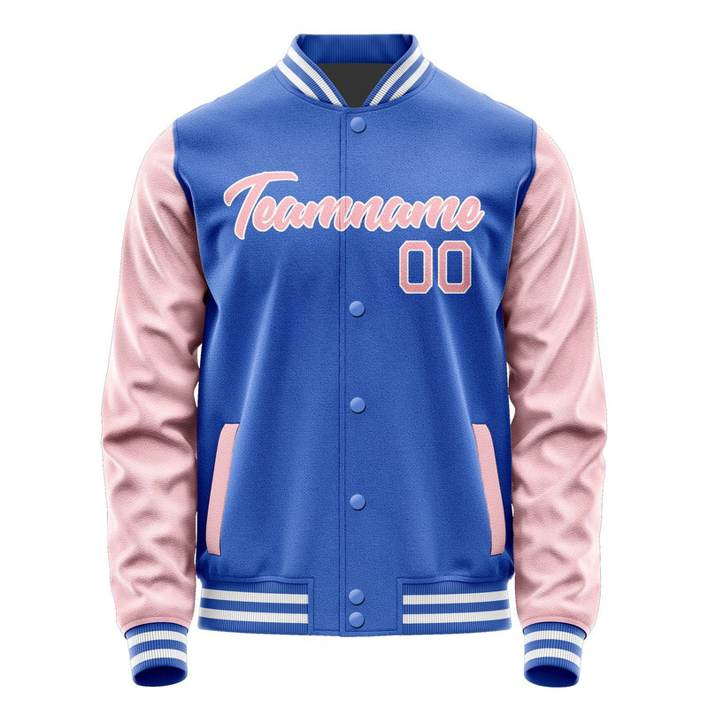Custom Sky Blue Light Pink Jacket JA0909210917B21721