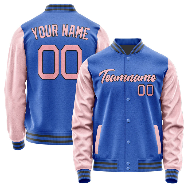 Custom Sky Blue Light Pink Jacket JA0909210920B21721