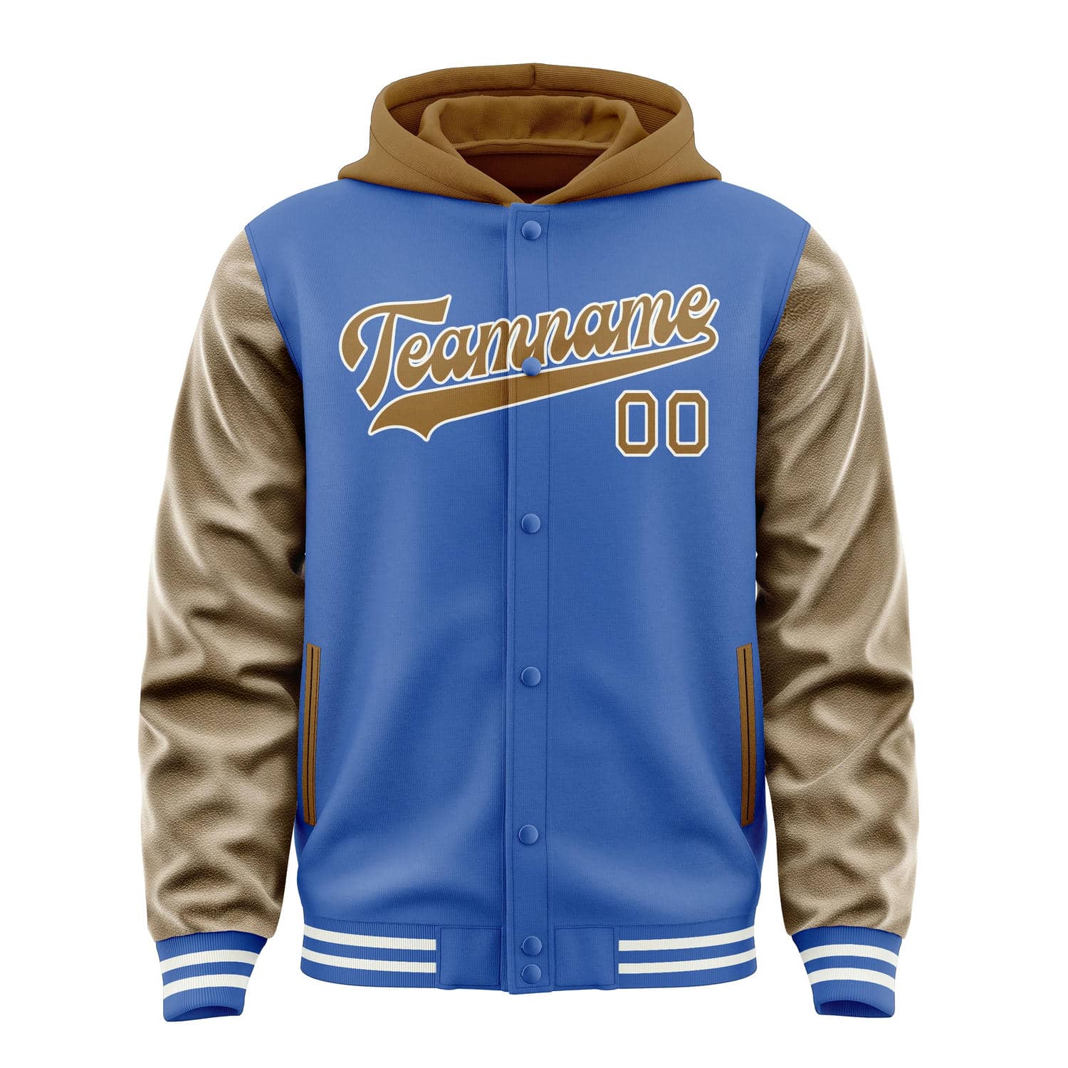 Custom Sky Blue Khaki Jacket