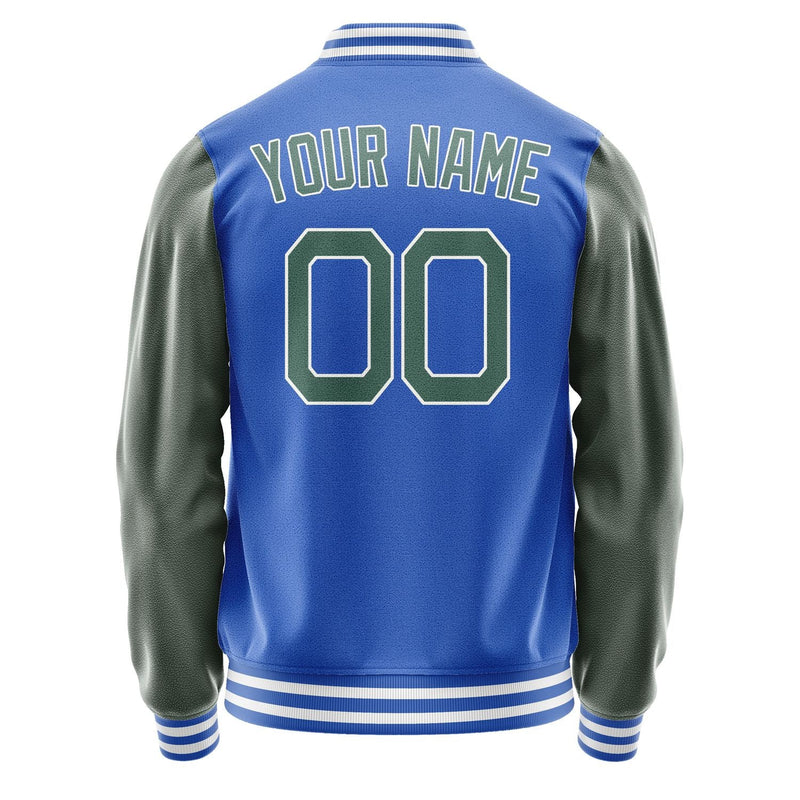 Custom Sky Blue Blue Green Jacket JA0909270917B21727