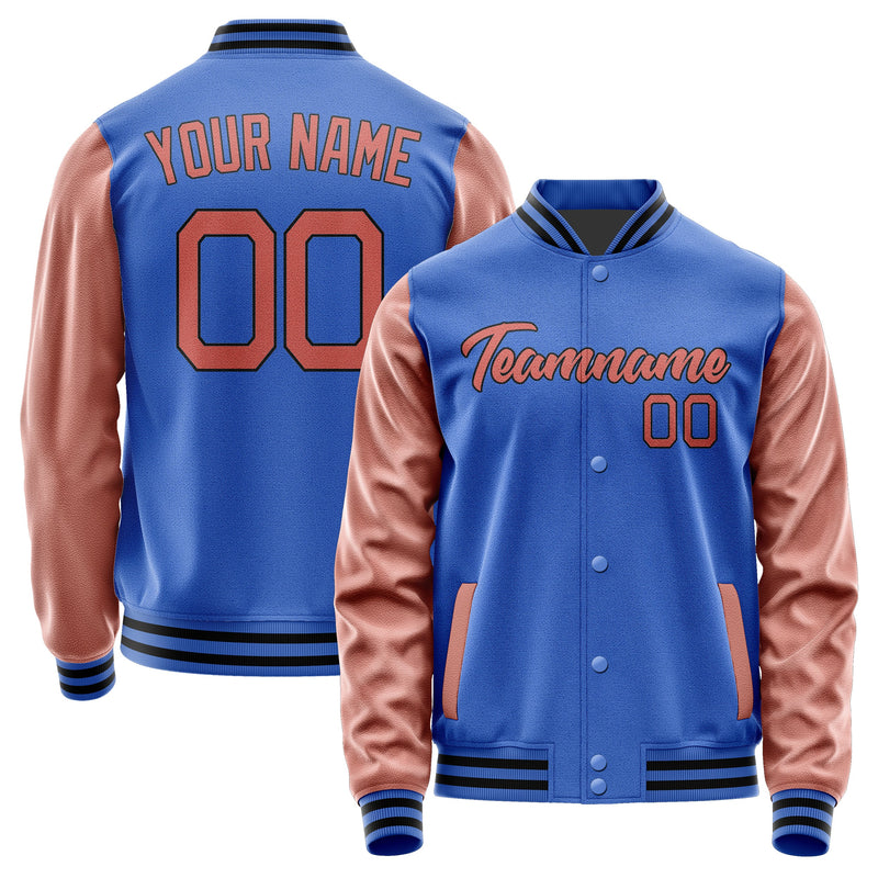 Custom Sky Blue Copper Rose Jacket JA0909290917B21729