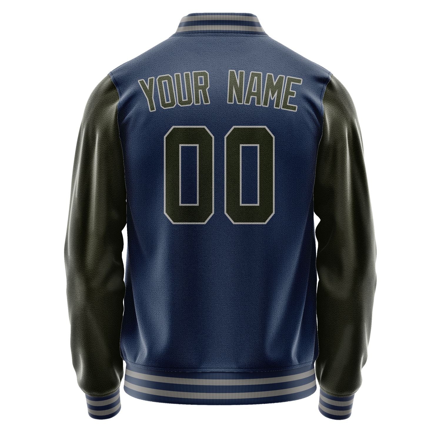 Custom Blue Olive Jacket JA1010021004B30402