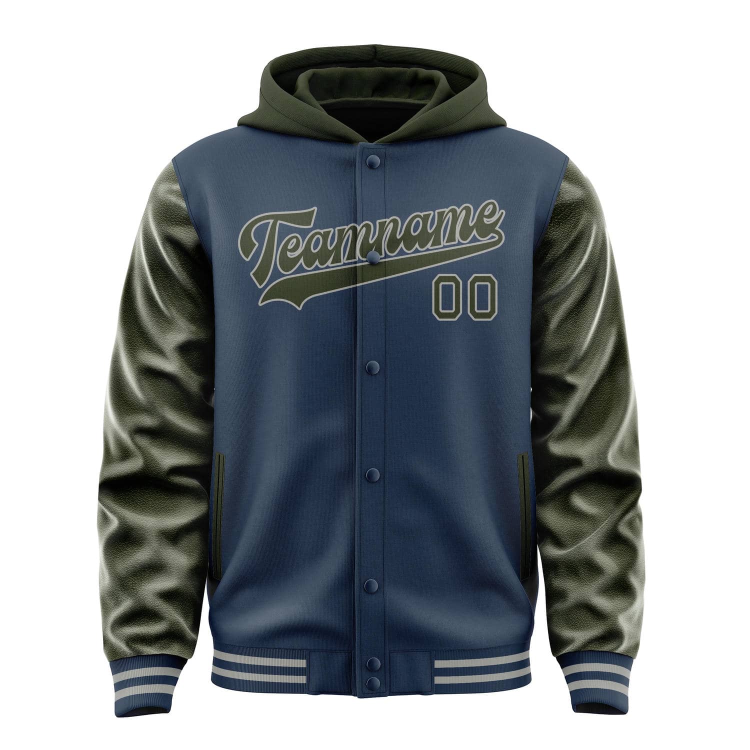 Custom Blue Olive Jacket