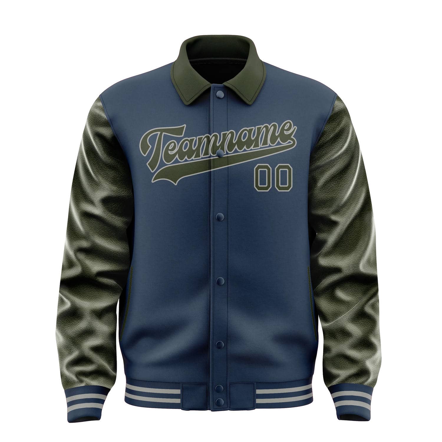 Custom Blue Olive Jacket