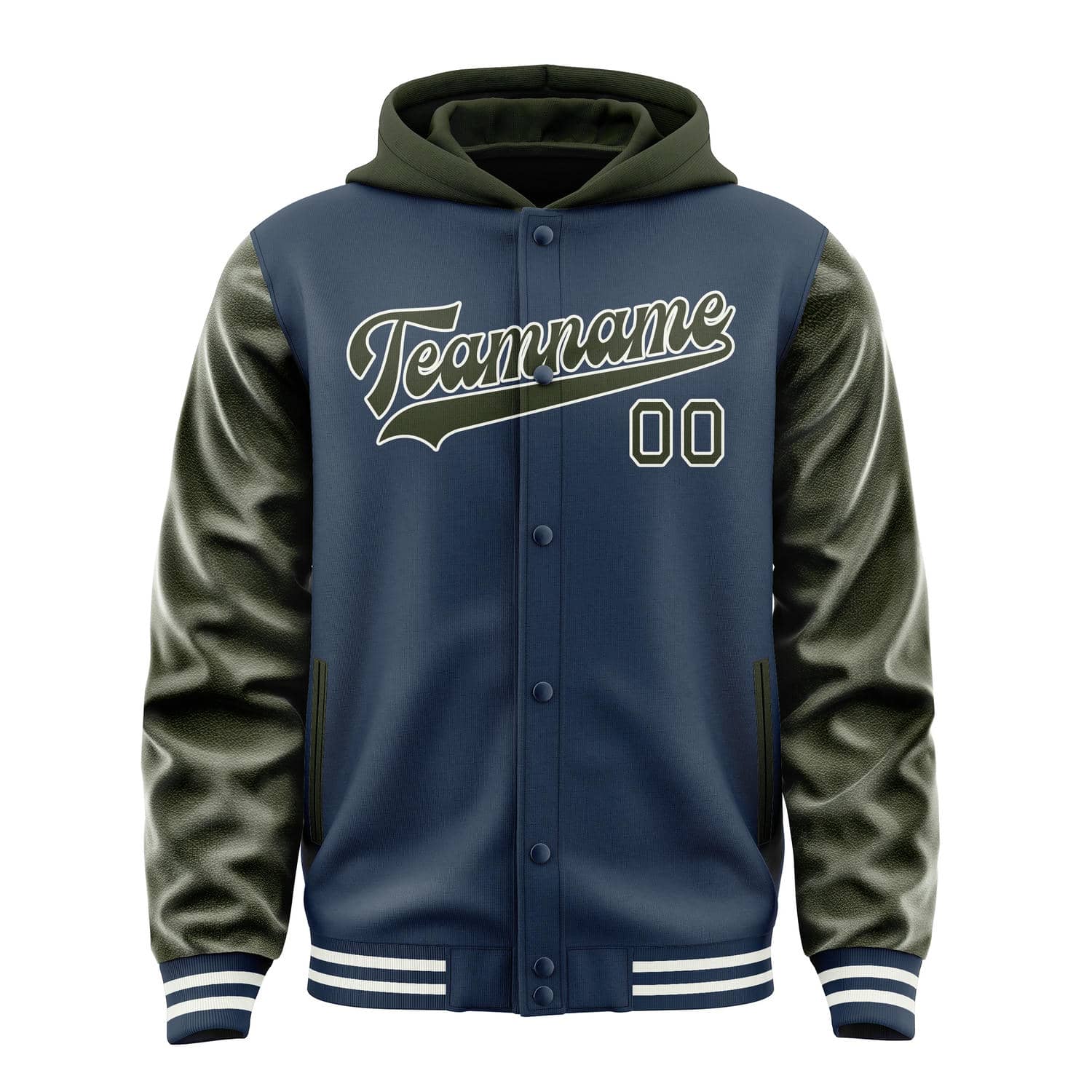 Custom Blue Olive Jacket