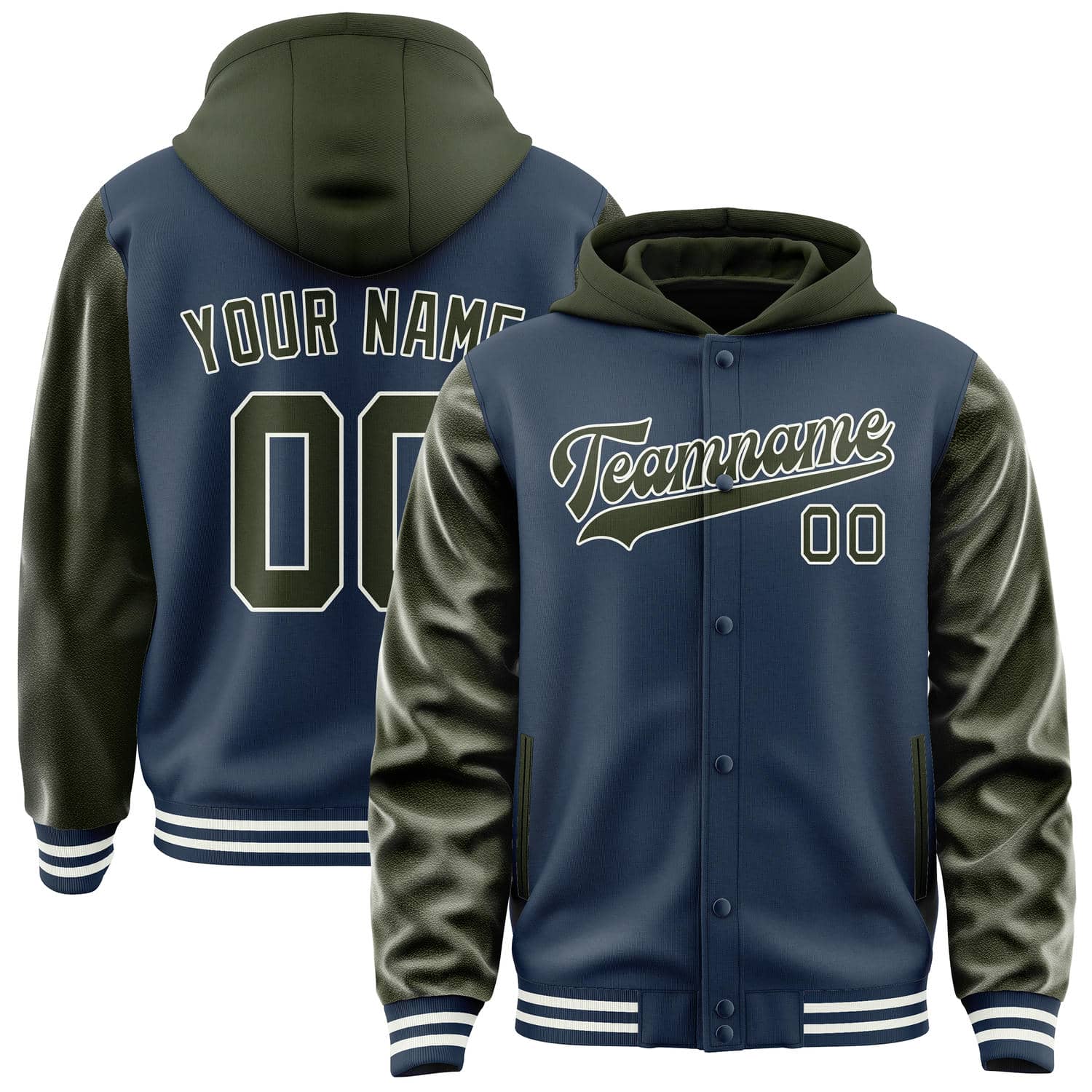 Custom Blue Olive Jacket