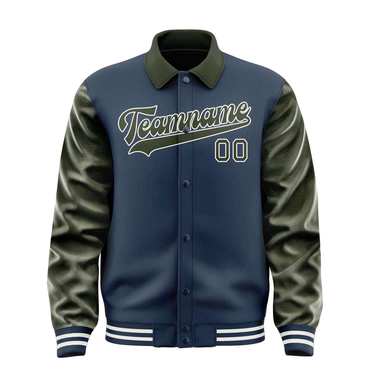 Custom Blue Olive Jacket
