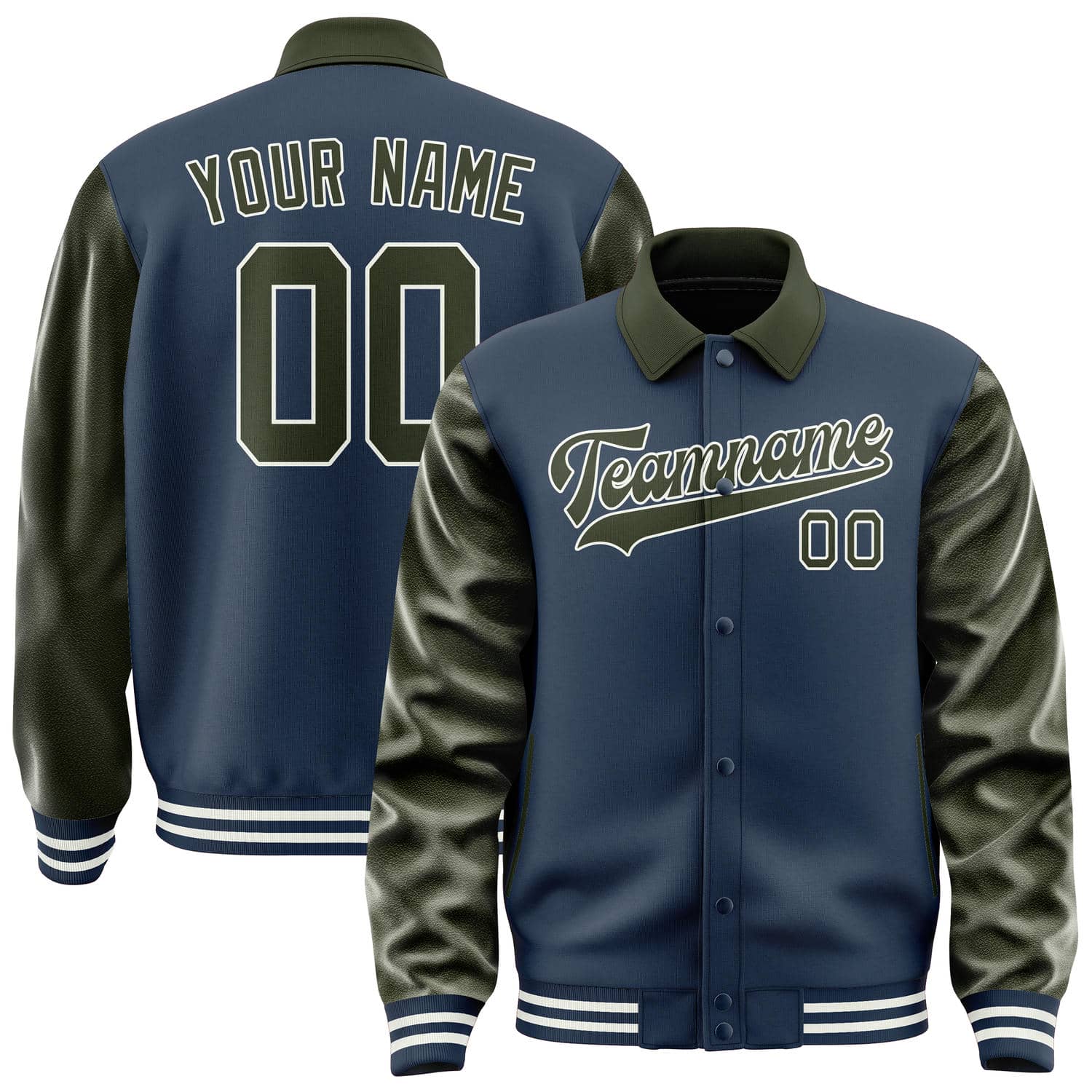 Custom Blue Olive Jacket