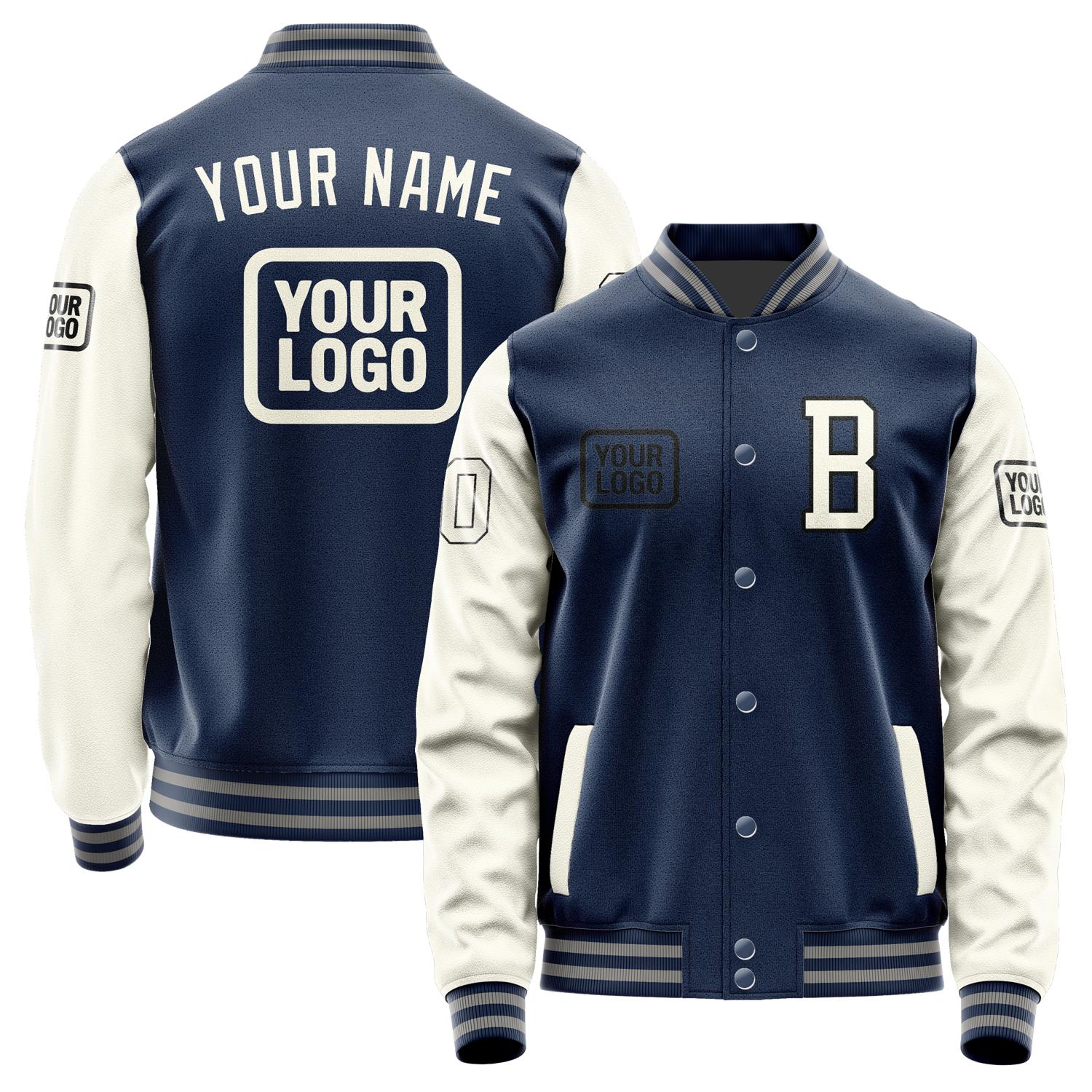 Custom Blue Cream Jacket JA101003100417030317