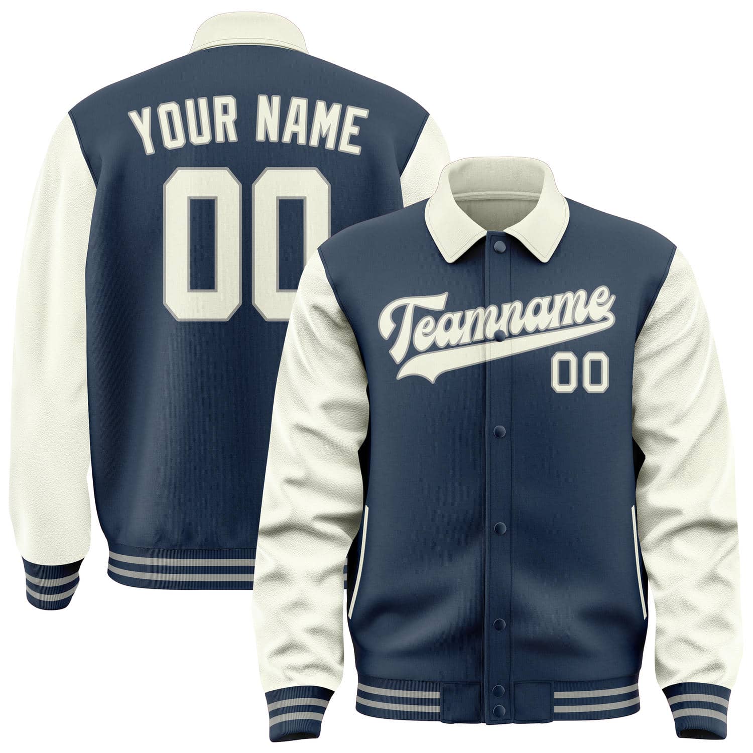 Custom Blue Cream Jacket